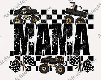 Monster Truck Mama Graphic png, Mom Digital, Monster Truck, Boy Birthday Party png, New Mom png, Baby Shower Gift