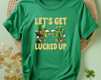 Irish St Patricks Day Shirt, Unisex Jersey Tee, St Pattys Day Gift, March Tee, Irish Birthday Tee, Funny Clover Shirt