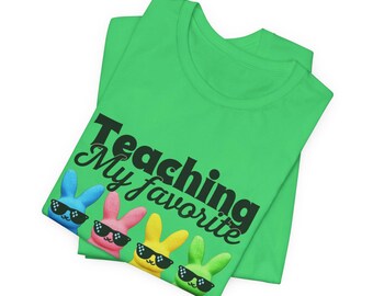 Teacher Gift Unisex Jersey Short Sleeve Tee, Easter TShirt for Teachers, Peeps Shirt, Easter Humor, Funny Spring Shirt, Teacher Appreciation