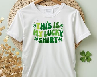 Lucky Shirt - Unisex Jersey Short Sleeve Tee, St Pattys Day, St Patricks Day, Irish Gear, Holiday Apparel, Green Clover Top