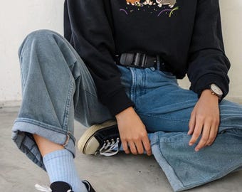 Corgi Mardi Gras Sweatshirt, Parade Graphic Crewneck