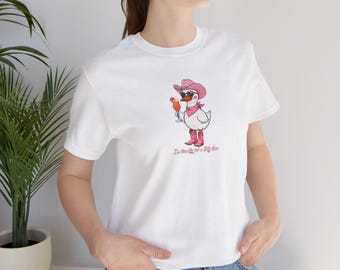 Silly Goose T-Shirt, Funny Goose Saying, Soft Shirt, Girly Tee, Comical Shirt, Gift for Friend, Cute Graphic Tee