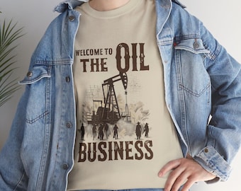 Texas Oil Business Landman T Shirt, Trending TV Show Shirt, West Texas, Birthday Gift, Patch T Shirt, TV Series, Unisex Heavy Cotton Tee