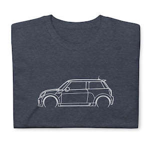 Mini JCW 2010 T-Shirt Softstyle Tee Shirt For Car Lovers Grandpa Dad Son Birthday Gift For Him