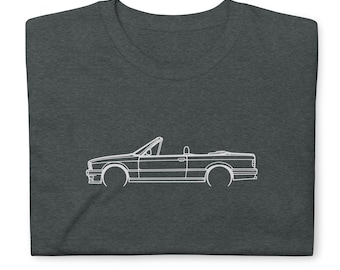 E30 3 Series Convertible T-Shirt Softstyle Tee Shirt For Car Lovers Grandpa Dad Son Birthday Gift For Him
