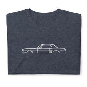Maglietta Mustang Coupe 1967 Softstyle per amanti delle auto, regalo di compleanno per nonno, papà e figlio.