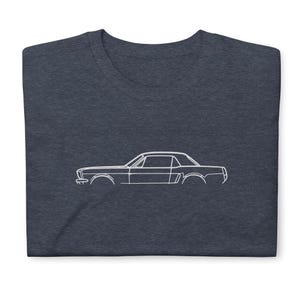 Maglietta Mustang 1965 Softstyle per amanti delle auto, regalo di compleanno per nonno, papà e figlio.