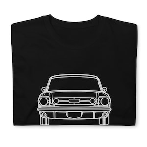 Maglietta Mustang 1965 Softstyle per amanti delle auto, regalo di compleanno per nonno, papà e figlio.