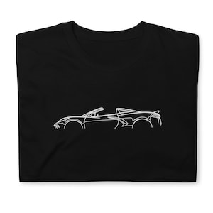 Corvette C8 T-Shirt Softstyle Tee Shirt For Car Lovers Grandpa Dad Son Birthday Gift For Him