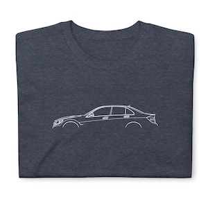 C-Class AMG W204 2007-2014 T-Shirt Softstyle Tee Shirt For Car Lovers Grandpa Dad Son Birthday Gift For Him