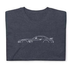 SLS AMG Black Series C197 2013-2020 T-Shirt Softstyle Tee Shirt For Car Lovers Grandpa Dad Son Birthday Gift For Him