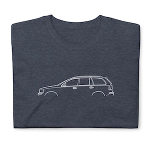 Maglietta XC90 2002-2014 Softstyle Tee Shirt per amanti delle auto, regalo di compleanno per nonno, papà e figlio.