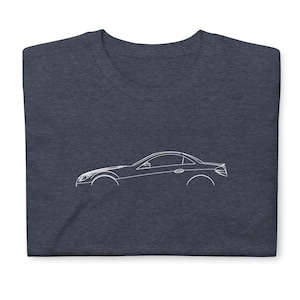 SLK-Class AMG Black Series R171 2006-2008 T-Shirt Softstyle Tee Shirt For Car Lovers Grandpa Dad Son Birthday Gift For Him