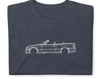 E36 3 Series M3 Convertible 1999 T-Shirt Softstyle Tee Shirt For Car Lovers Grandpa Dad Son Birthday Gift For Him