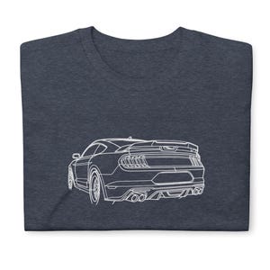 Mustang GT 2020 T-Shirt Softstyle Tee Shirt For Car Lovers Grandpa Dad Son Birthday Gift For Him