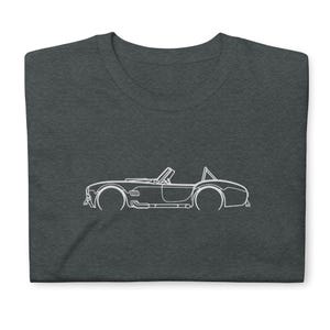 Maglietta Mustang Cobra 1966, morbida, per amanti delle auto, regalo di compleanno per nonno, papà e figlio.