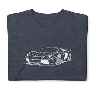 Aventador Liberty Walk T-Shirt Softstyle Tee Shirt For Car Lovers Grandpa Dad Son Birthday Gift For Him