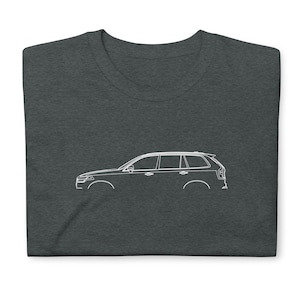 Maglietta XC90 2015-2022 Softstyle Tee Shirt per amanti delle auto, regalo di compleanno per nonno, papà e figlio.