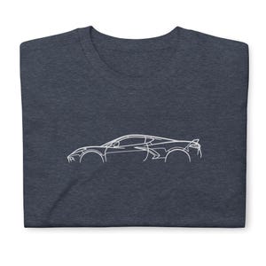 Corvette C8 T-Shirt Softstyle Tee Shirt For Car Lovers Grandpa Dad Son Birthday Gift For Him