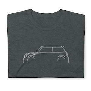 Mini Car T-Shirt Softstyle Tee Shirt For Car Lovers Grandpa Dad Son Birthday Gift For Him