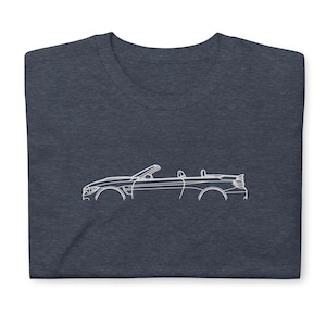 F83 M4 Cabrio T-Shirt Softstyle Tee Shirt For Car Lovers Grandpa Dad Son Birthday Gift For Him