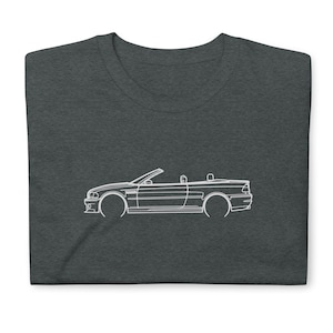 E46 3 Series M3 Cabrio T-Shirt Softstyle Tee Shirt For Car Lovers Grandpa Dad Son Birthday Gift For Him