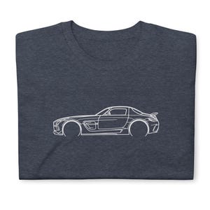 SLS AMG Black Series T-Shirt Softstyle Tee Shirt For Car Lovers Grandpa Dad Son Birthday Gift For Him