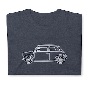Mini Car Classic T-Shirt Softstyle Tee Shirt For Car Lovers Grandpa Dad Son Birthday Gift For Him