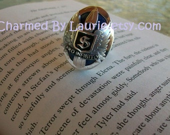 Salvatore Family Crest &quot;S&quot; Ring - Pre Order