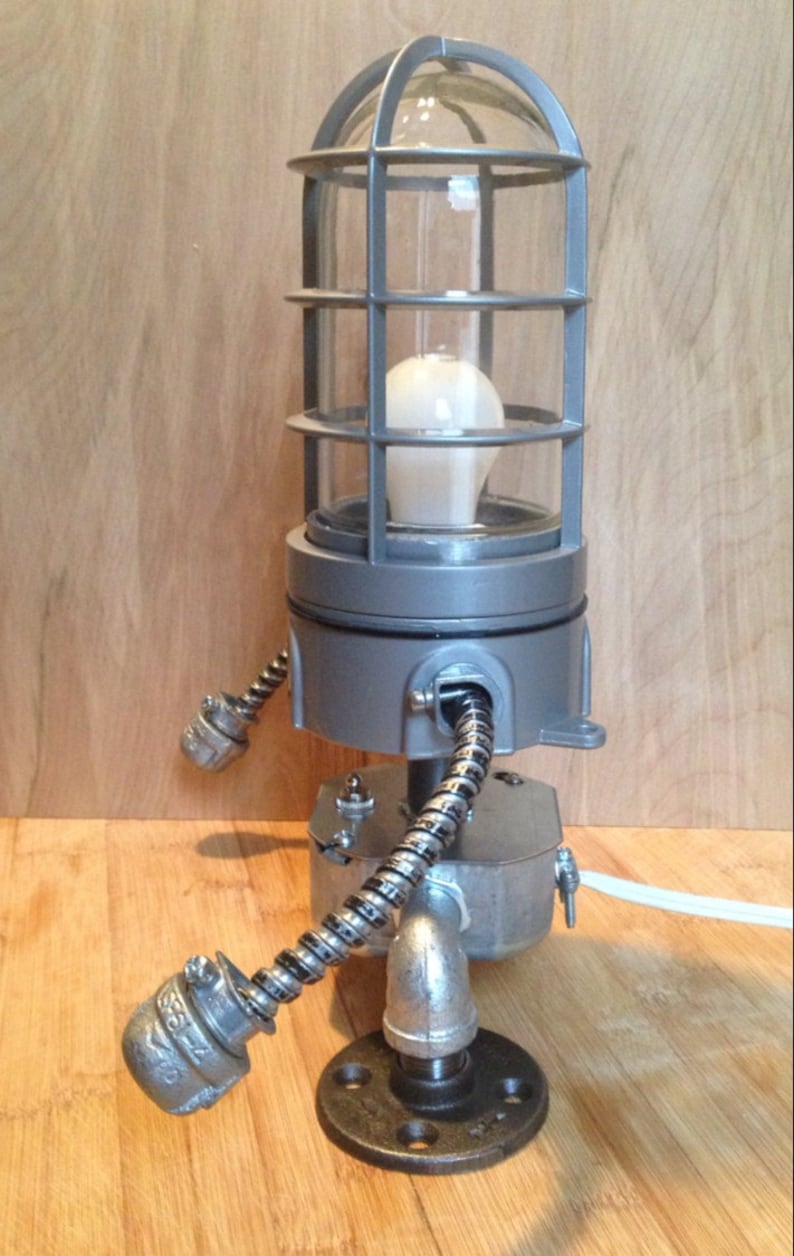 Robot Lamp helmet Etsy