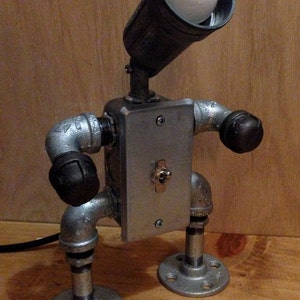 Robot Lamp (tiny flip switch)