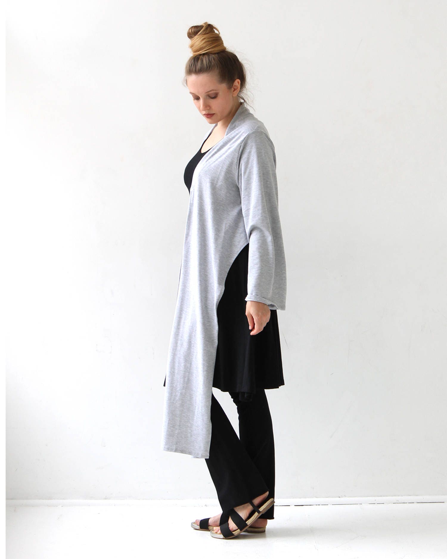 Kimono Sleeve Shrug Cardigan Long Loose Kimono Plus Size - Etsy