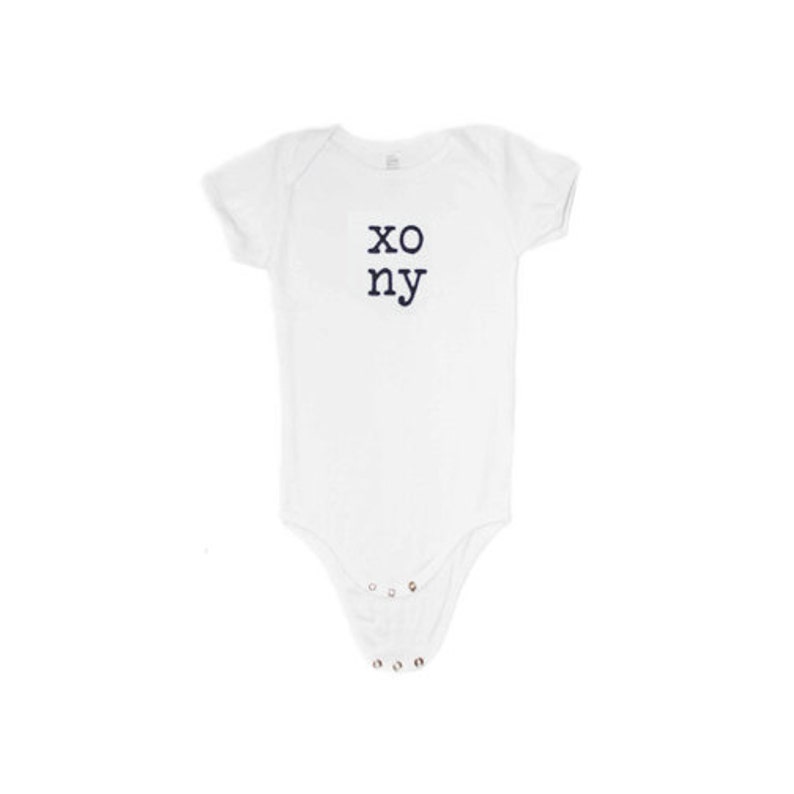 XO NY Baby Onesie Nyc Baby NY Baby Gift Newborn Gift Baby Etsy