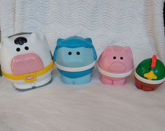 little tikes soft rocking cow