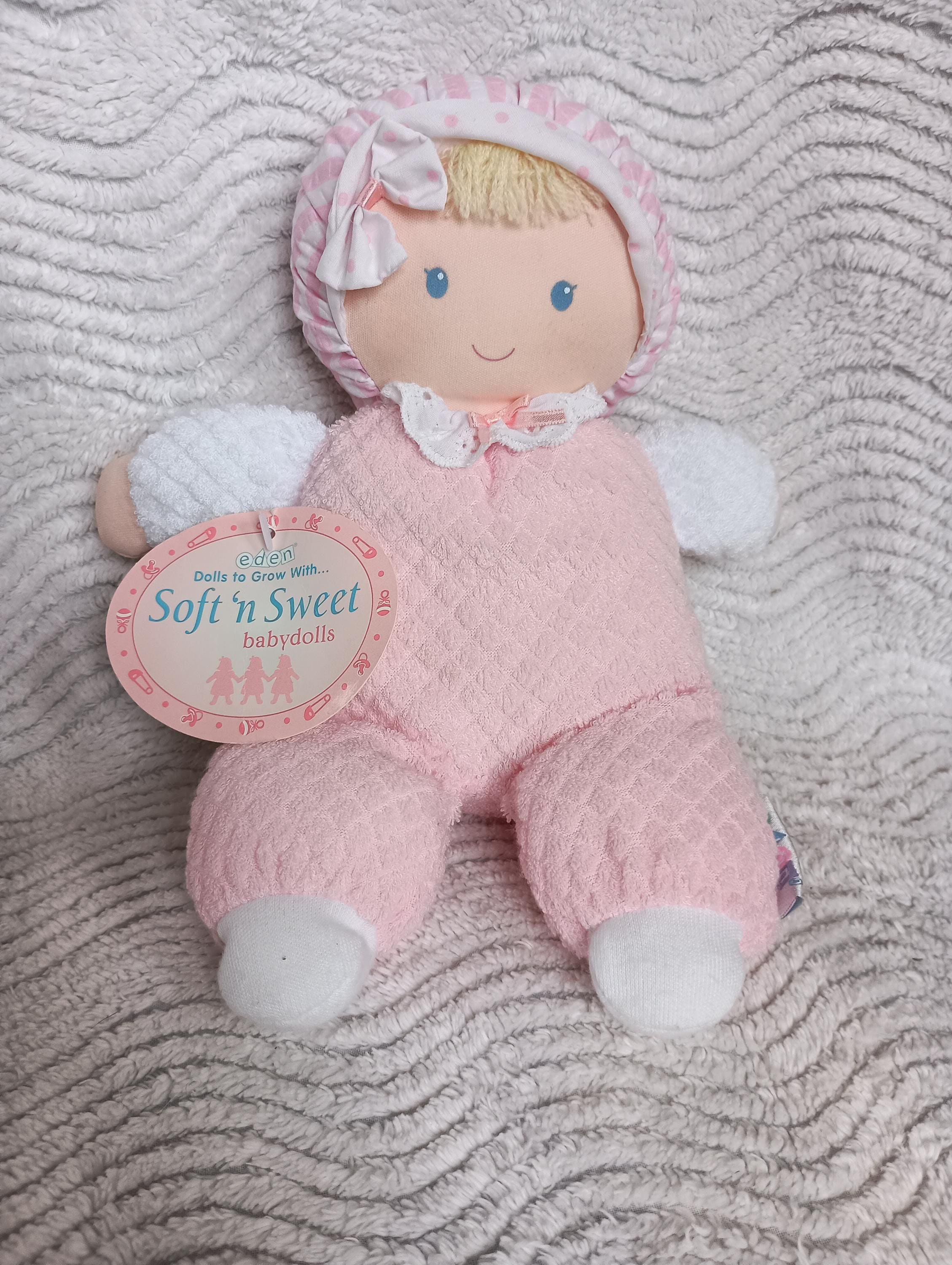 Baby Dolls Eden Terry Cloth Doll Vintage NWT Eden Soft 'n Sweet