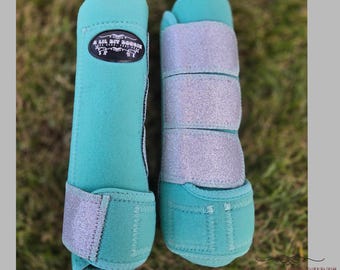 Glitter Strap Sport Boots