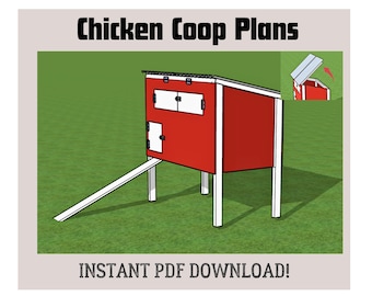 DIY Chicken Coop Plans – Elevated Backyard Hen House with Ramp & Predator Protection Easy Build!