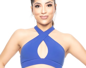 SPORTS BRA, Yoga Top, Dance Apparel, Fitness Workout clothing