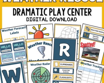 Dramatic Play Center: Interactive Weather Rescue Activity for Kids