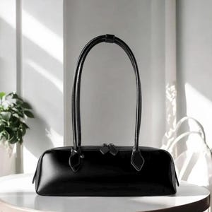 Noble Handtasche aus 100% Rindsleder, Luxus-Damenhandtasche in klassischem Schwarz, Braun und Weinrot, perfektes Geschenk für Sie