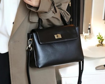 Luxurious Genuine Cowhide Soft Leather Handbag- available in several colors