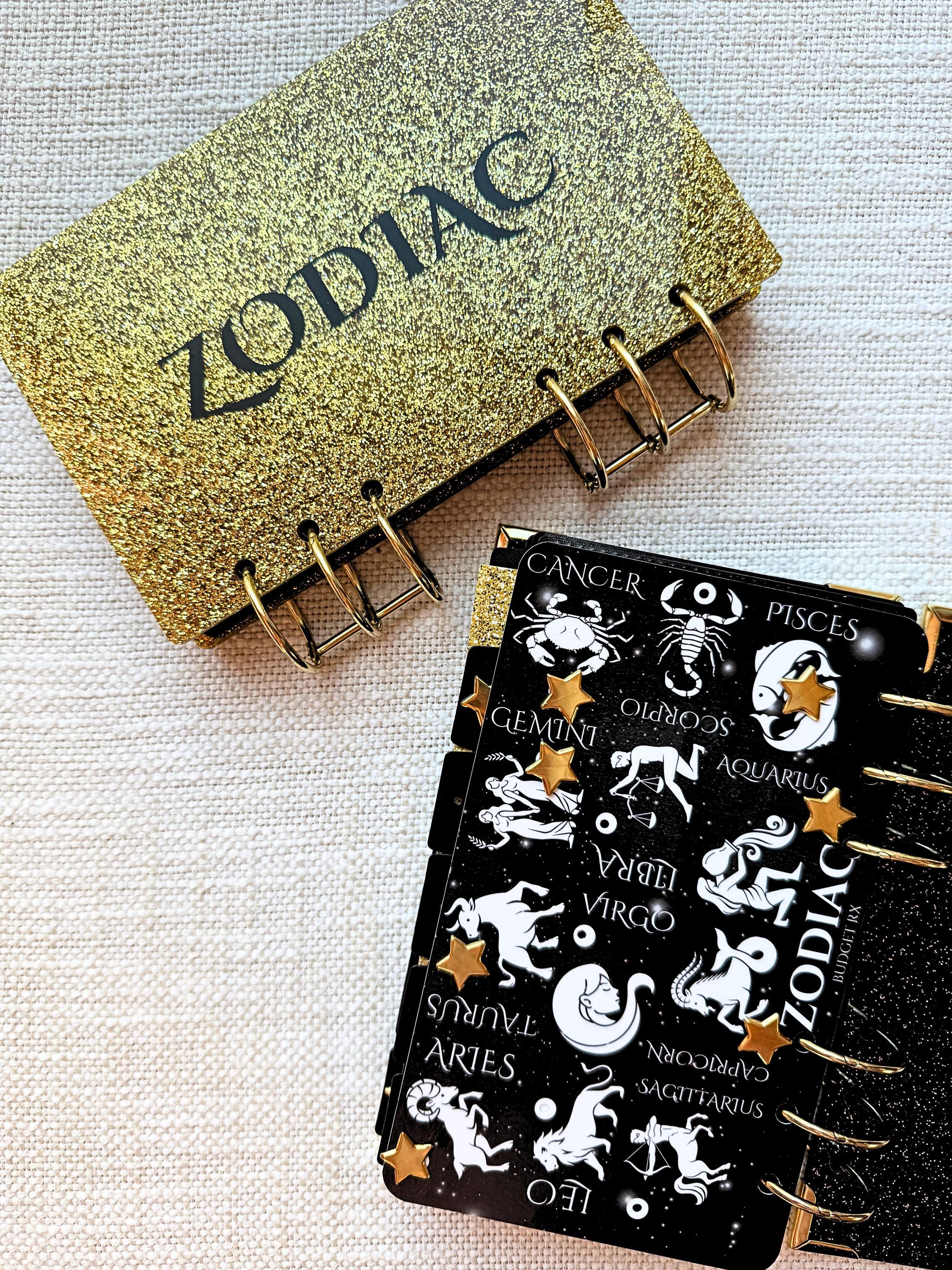 Zodiac Savings Binder for Cash Stuffing & Savings Challenges