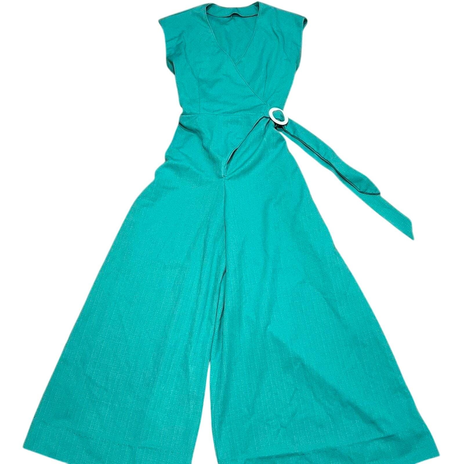 70s Green Jumpsuit - Etsy 70s Green Jumpsuit - Etsy