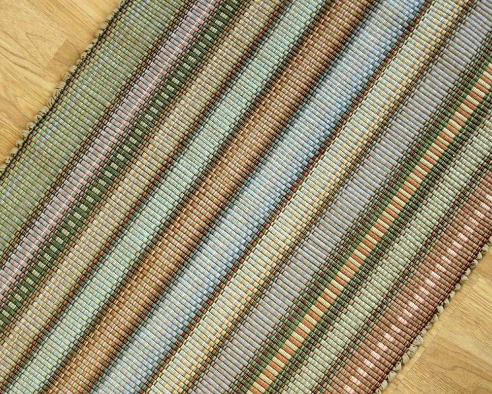 Cotton Rag Rug / Kitchen Rug 2' x 3' Shades of Autumn Etsy