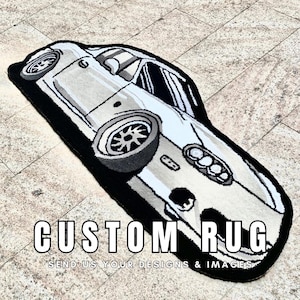 Custom Tuft Rug Design | Custom Car Rug | Personalized Shape Design Anime Tufted Rugs | Customized tufting Door Mat | Bedroom Floor Carpet