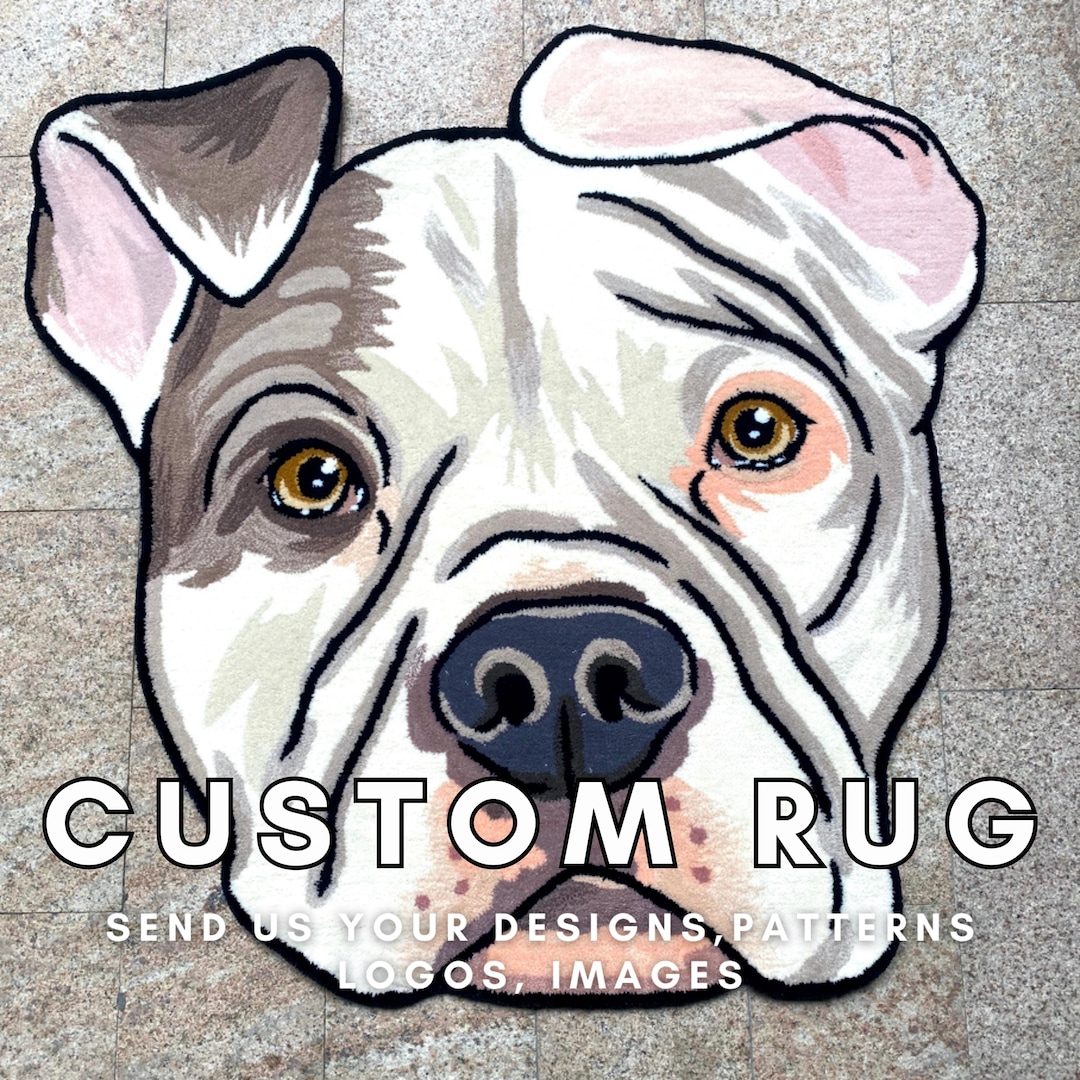 Dog Rugs Custom Custom Tuft Pet Rug Design | Personalized Shape Design | Custom Dog Cat ...