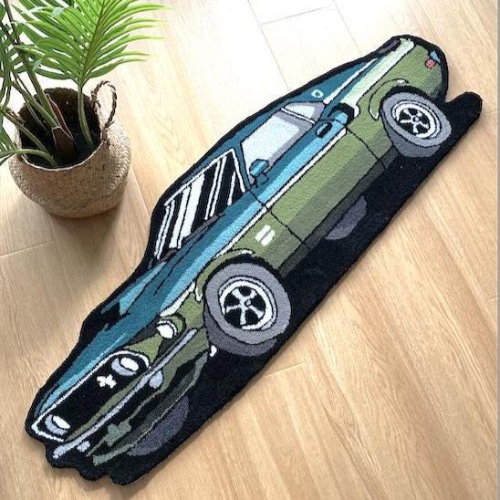 Custom Tuft Rug Design | Custom Car Rug | Personalized Shape Design ...