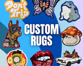 Op maat gemaakte getufte designtapijten | Aangepast tuften vorm maat anime vloerkleed | Gepersonaliseerde tuft vloerkleed | Vloertapijt | Vloerkleed slaapkamer woonkamer