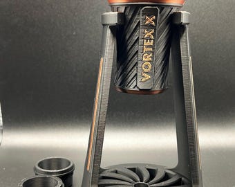 Juego de brocha y soporte de afeitar intercambiables Vortex X™ / Compatible con nudos de 24 mm, 26 mm y 28 mm / Sharpe 3D