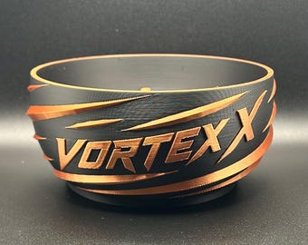 Tazón para afeitado húmedo Vortex X Core / Tazón para espuma impreso en 3D de color personalizado / Tazón de afeitado compacto